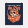 Curious Cat Book-None-Matte-Poster-Studio Mootant