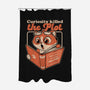 Curious Cat Book-None-Polyester-Shower Curtain-Studio Mootant