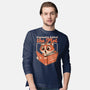 Curious Cat Book-Mens-Long Sleeved-Tee-Studio Mootant