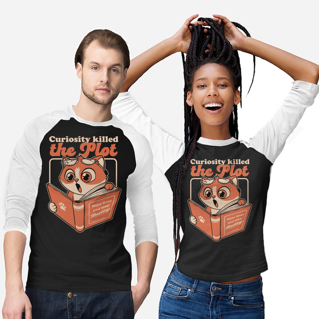 Curious Cat Book-Unisex-Baseball-Tee-Studio Mootant