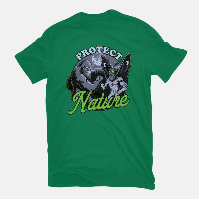 Cryptids Protect Nature-Unisex-Basic-Tee-Studio Mootant