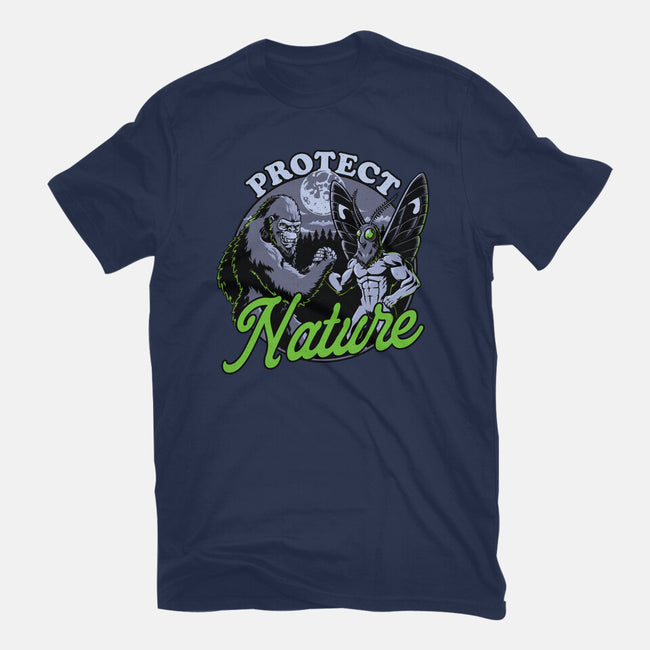 Cryptids Protect Nature-Unisex-Basic-Tee-Studio Mootant