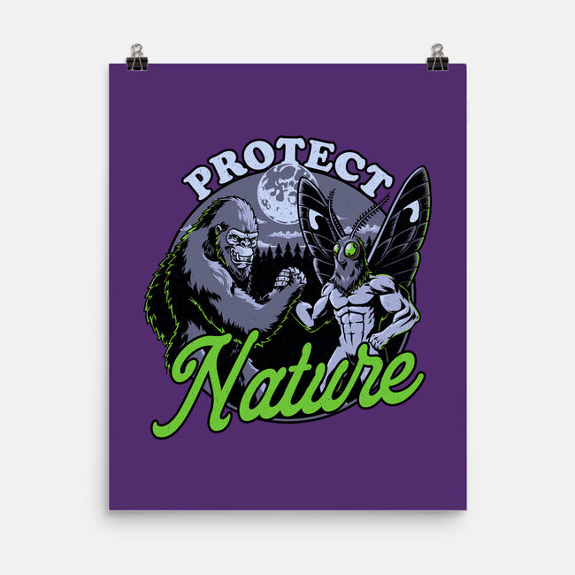 Cryptids Protect Nature-None-Matte-Poster-Studio Mootant