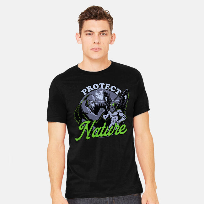 Cryptids Protect Nature-Mens-Heavyweight-Tee-Studio Mootant