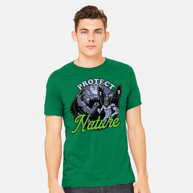 Cryptids Protect Nature-Mens-Heavyweight-Tee-Studio Mootant