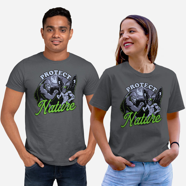 Cryptids Protect Nature-Unisex-Basic-Tee-Studio Mootant