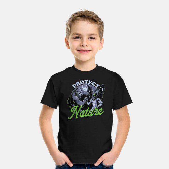 Cryptids Protect Nature-Youth-Basic-Tee-Studio Mootant