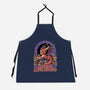 Books And Dragons-Unisex-Kitchen-Apron-Studio Mootant