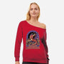 Books And Dragons-Womens-Off Shoulder-Sweatshirt-Studio Mootant