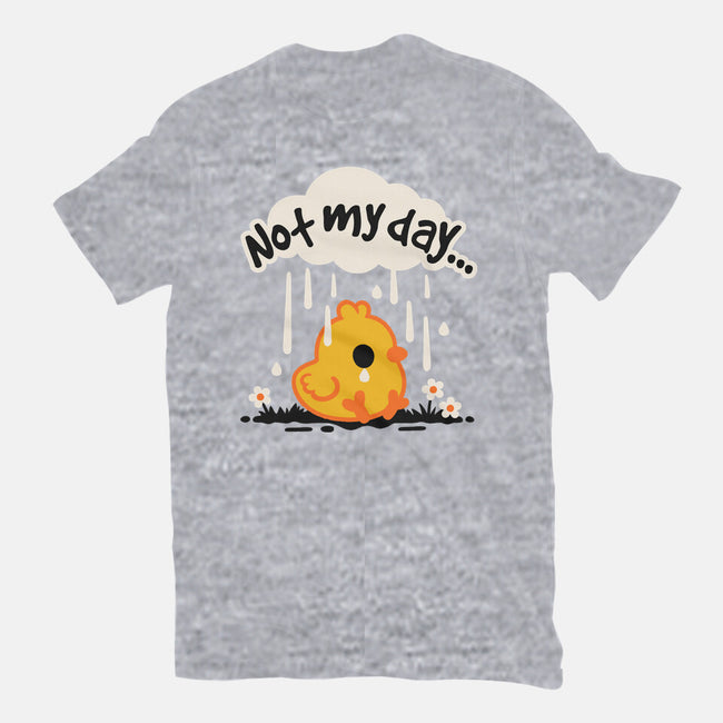 Not My Day Sad Chick-Womens-Fitted-Tee-NemiMakeit