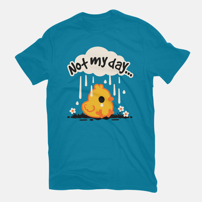 Not My Day Sad Chick-Womens-Fitted-Tee-NemiMakeit