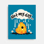 Not My Day Sad Chick-None-Stretched-Canvas-NemiMakeit