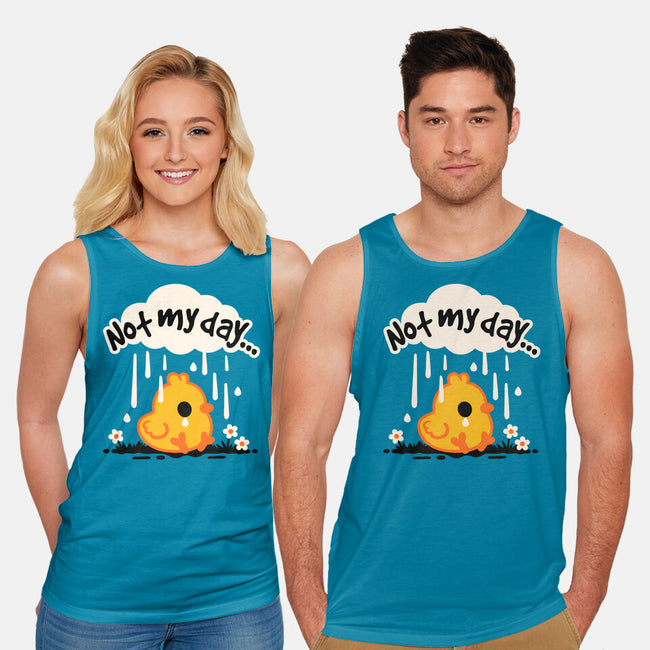 Not My Day Sad Chick-Unisex-Basic-Tank-NemiMakeit