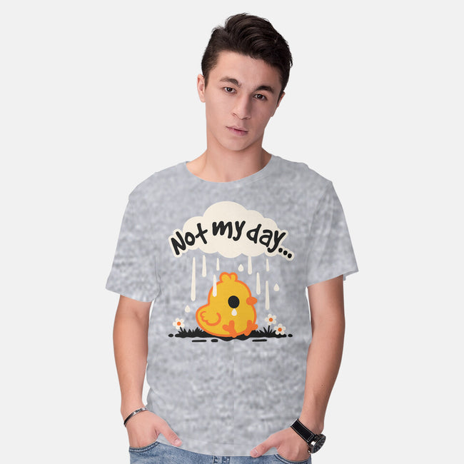 Not My Day Sad Chick-Mens-Basic-Tee-NemiMakeit