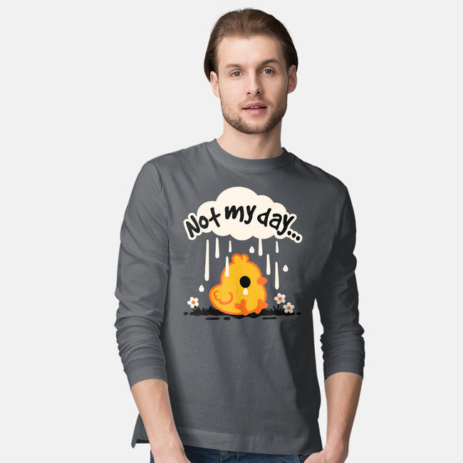 Not My Day Sad Chick-Mens-Long Sleeved-Tee-NemiMakeit