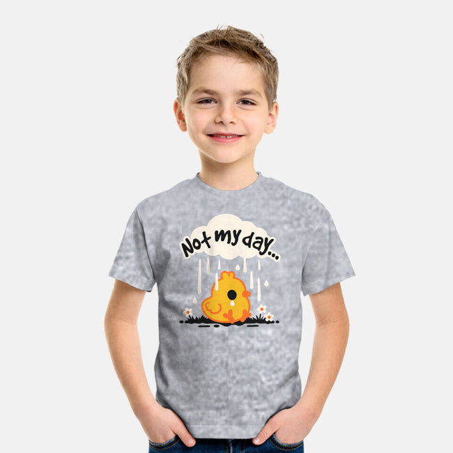 Not My Day Sad Chick-Youth-Basic-Tee-NemiMakeit