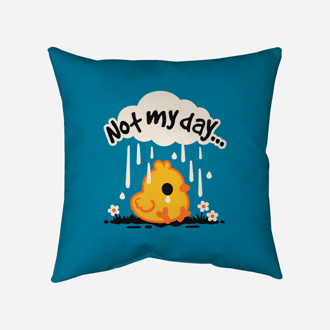 Not My Day Sad Chick-None-Removable Cover w Insert-Throw Pillow-NemiMakeit