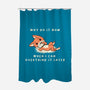 Why Do It Now-None-Polyester-Shower Curtain-FunkVampire