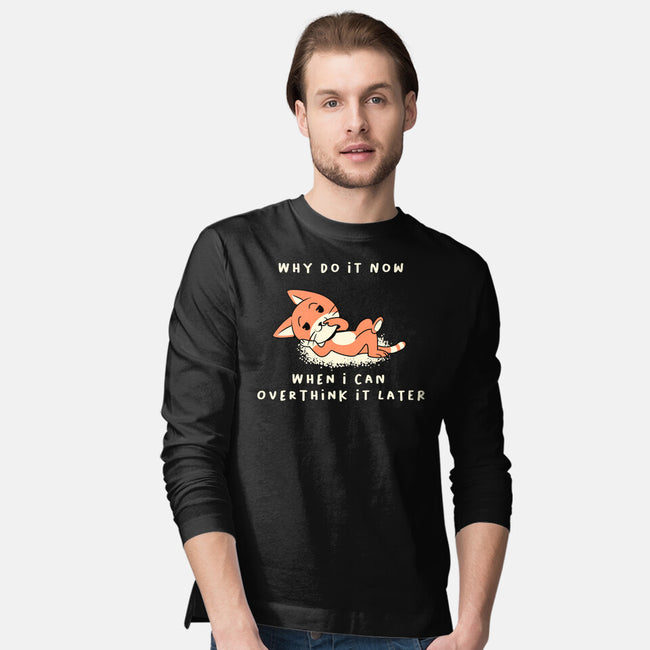 Why Do It Now-Mens-Long Sleeved-Tee-FunkVampire