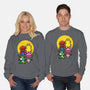 Pixel Love-Unisex-Crew Neck-Sweatshirt-jrberger