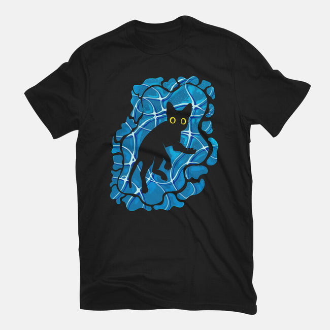 Cat Underwater-Youth-Basic-Tee-nickzzarto