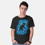 Cat Underwater-Mens-Basic-Tee-nickzzarto