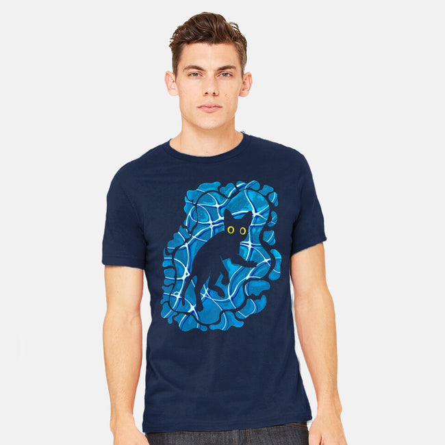 Cat Underwater-Mens-Heavyweight-Tee-nickzzarto