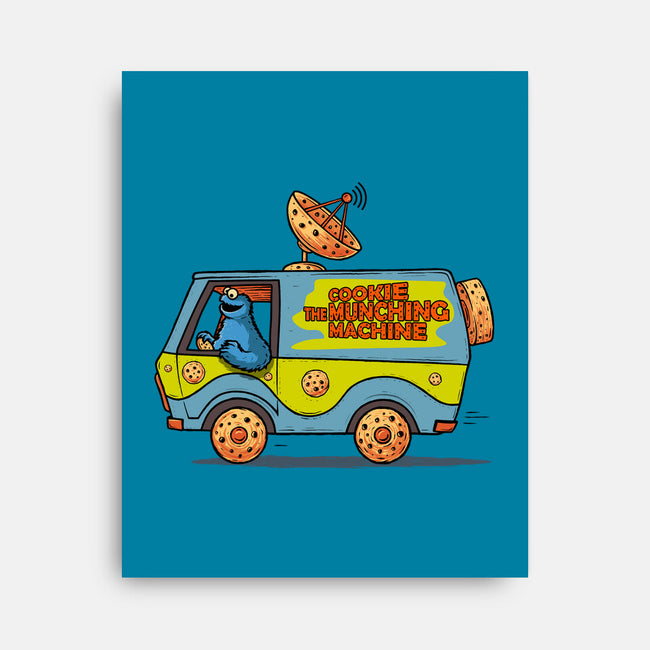 Cookie Munching Machine-None-Stretched-Canvas-erion_designs