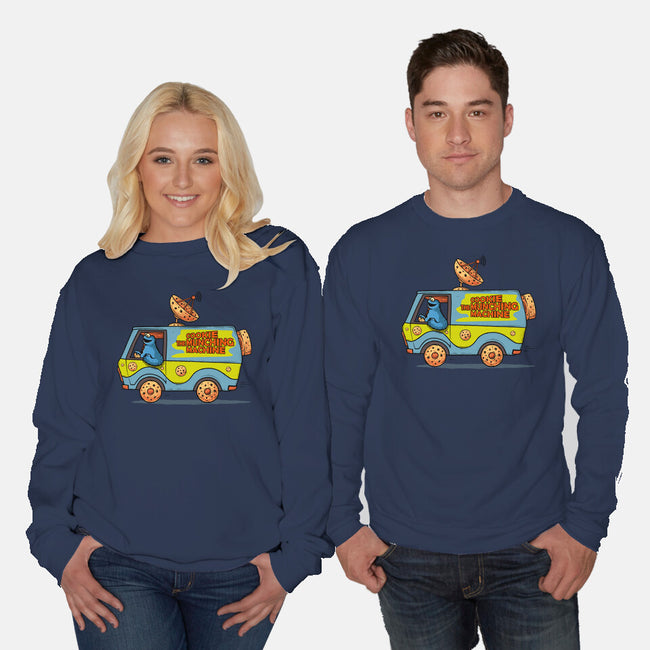 Cookie Munching Machine-Unisex-Crew Neck-Sweatshirt-erion_designs