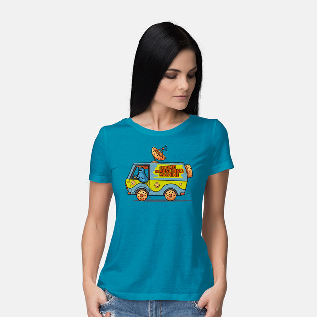 Cookie Munching Machine-Womens-Basic-Tee-erion_designs