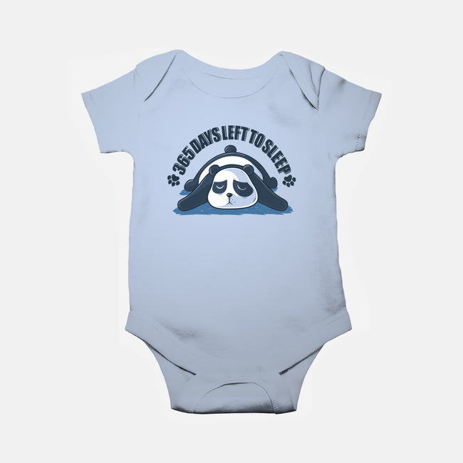 365 Days Left To Sleep-Baby-Basic-Onesie-erion_designs