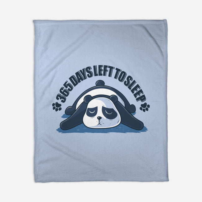 365 Days Left To Sleep-None-Fleece-Blanket-erion_designs