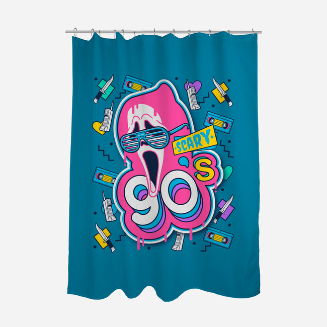 Scary 90s-None-Polyester-Shower Curtain-Getsousa!