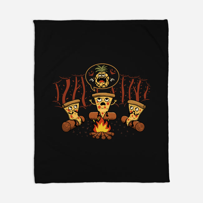 Pizza's Nightmare-None-Fleece-Blanket-erion_designs