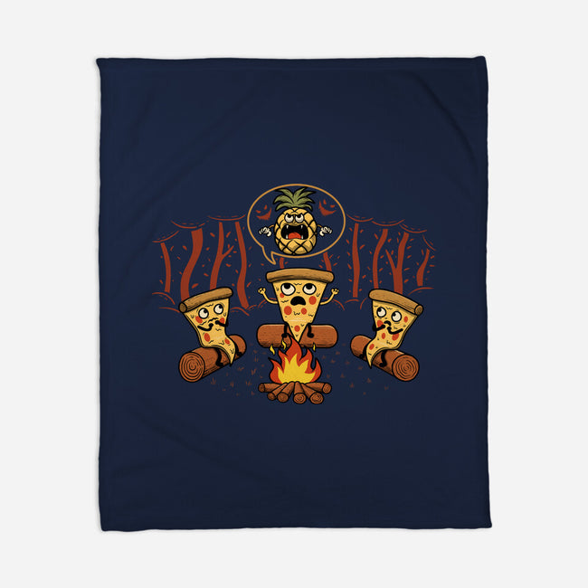 Pizza's Nightmare-None-Fleece-Blanket-erion_designs