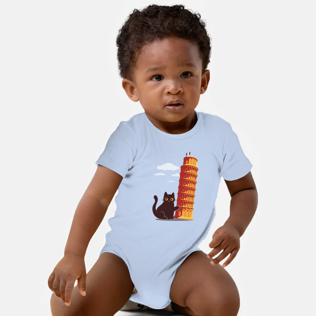 Purrfectly Tilted-Baby-Basic-Onesie-erion_designs