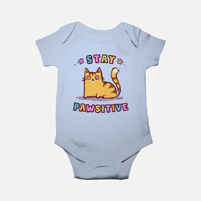 Stay Pawsitive-Baby-Basic-Onesie-kg07