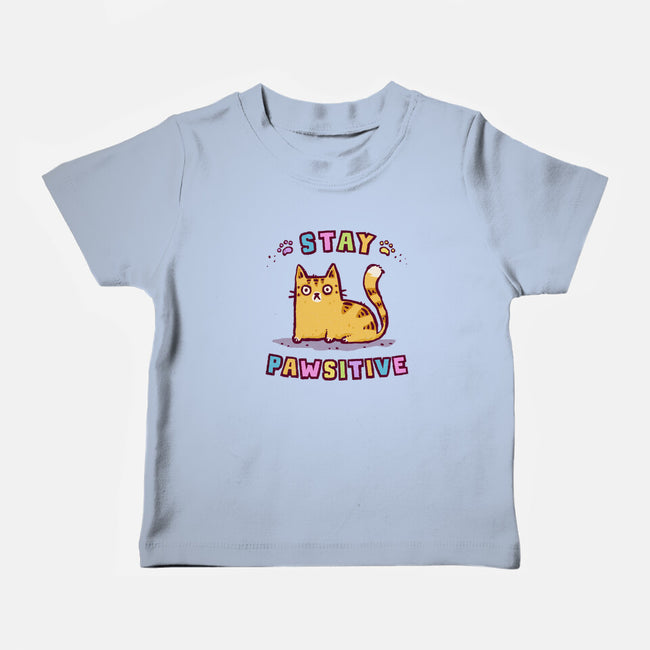 Stay Pawsitive-Baby-Basic-Tee-kg07