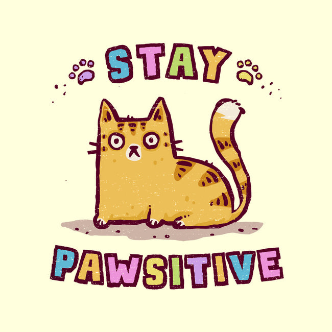 Stay Pawsitive-None-Removable Cover w Insert-Throw Pillow-kg07