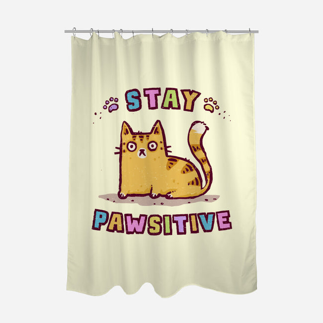 Stay Pawsitive-None-Polyester-Shower Curtain-kg07