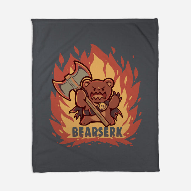 Going Bearserk-None-Fleece-Blanket-TechraNova