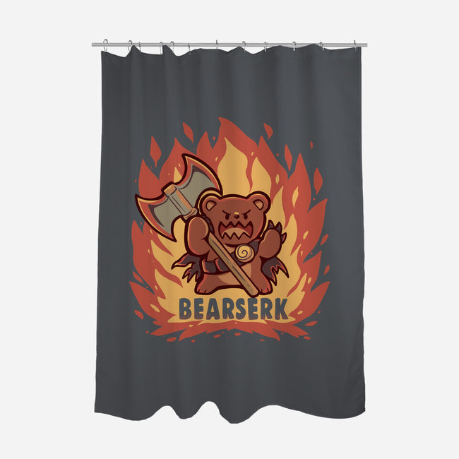 Going Bearserk-None-Polyester-Shower Curtain-TechraNova