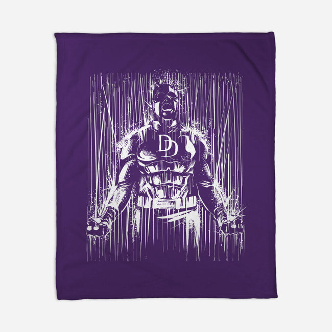 The Devil In The Rain-None-Fleece-Blanket-zascanauta