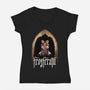 Frogferatu-Womens-V-Neck-Tee-zascanauta