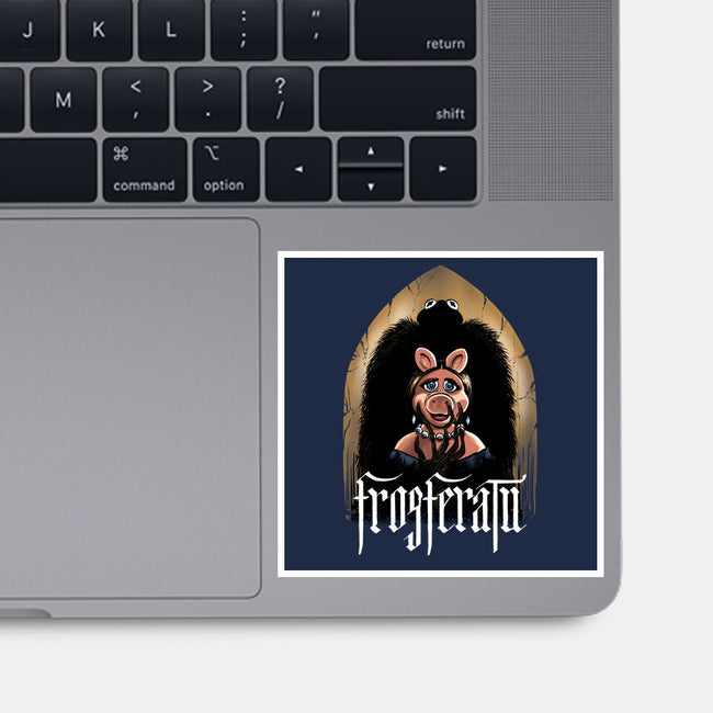 Frogferatu-None-Glossy-Sticker-zascanauta