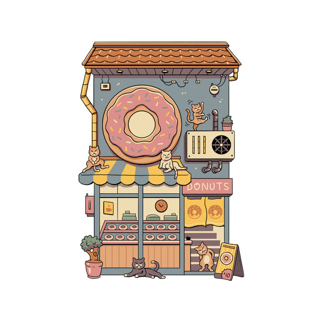 Donut House-None-Glossy-Sticker-vp021