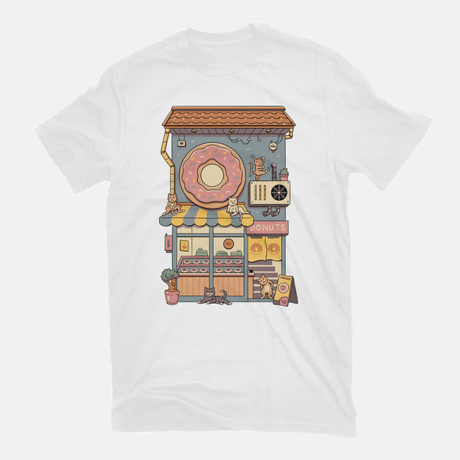 Donut House-Womens-Fitted-Tee-vp021