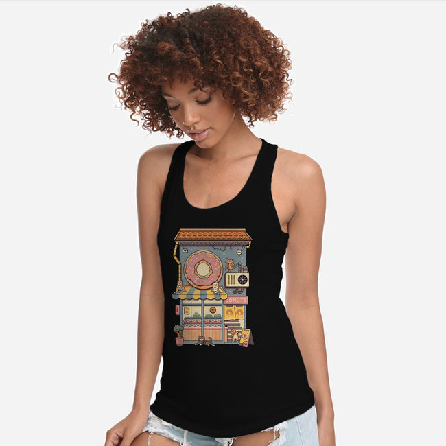 Donut House-Womens-Racerback-Tank-vp021