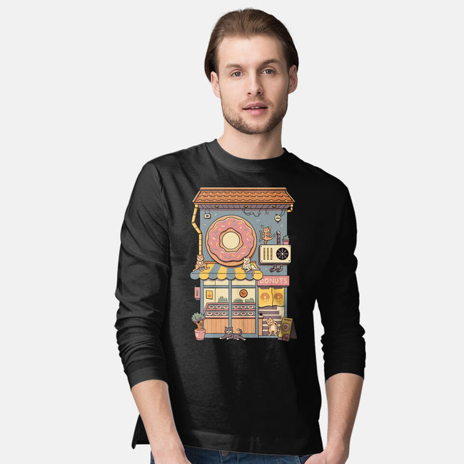 Donut House-Mens-Long Sleeved-Tee-vp021