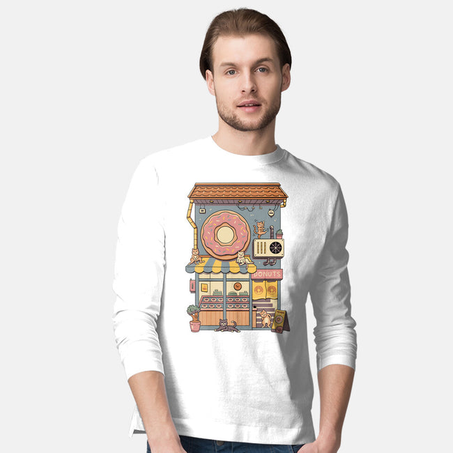 Donut House-Mens-Long Sleeved-Tee-vp021